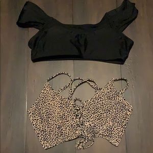 Small and x small bathing suit tops